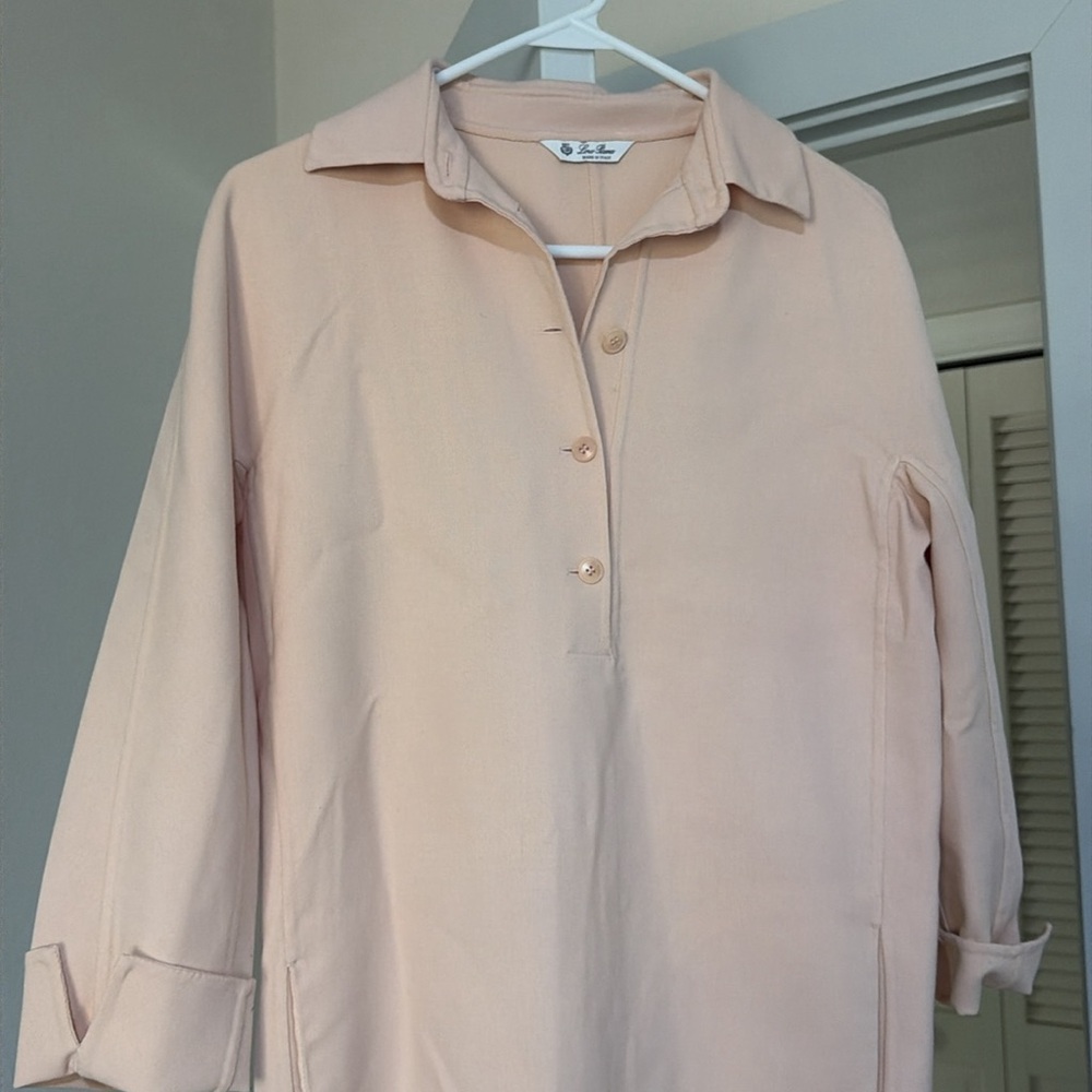 Loro Piana Light Beige Wool Dress